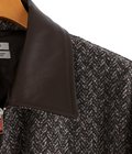 Herringborn Tweed Zip Blouson