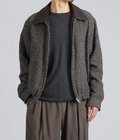 Herringborn Tweed Zip Blouson