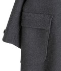 Wool Cashmere Double Breasted Rever Coat
