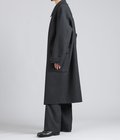 Wool Cashmere Double Breasted Rever Coat
