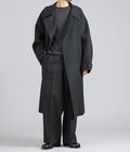 Wool Cashmere Double Breasted Rever Coat