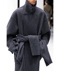 Wool Cashmere Double Breasted Rever Coat