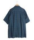Vintage Pattern Printed Open Collar Shirt
