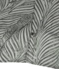 Leaf Pattern Printed Open Collar Shirt