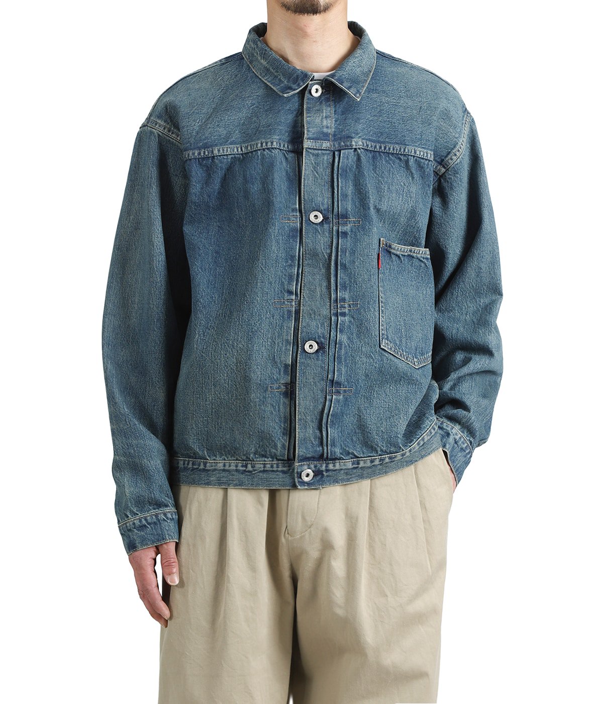 大戦モデルファースト1st検索(S50671506XX LVC型◎⭐︎194440 LVC】 1936 TYPE Ⅰ JACKET ファーストタイプ 506xxデニムジャケット