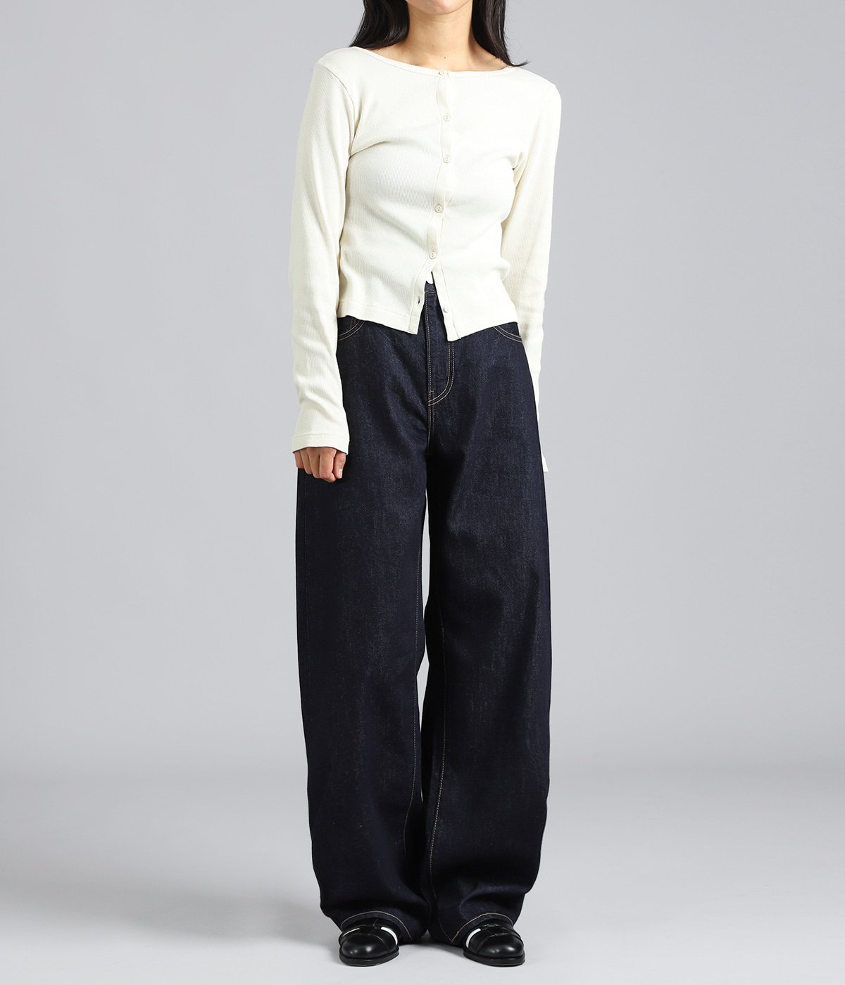 model（162cm） 着用サイズ：26inch