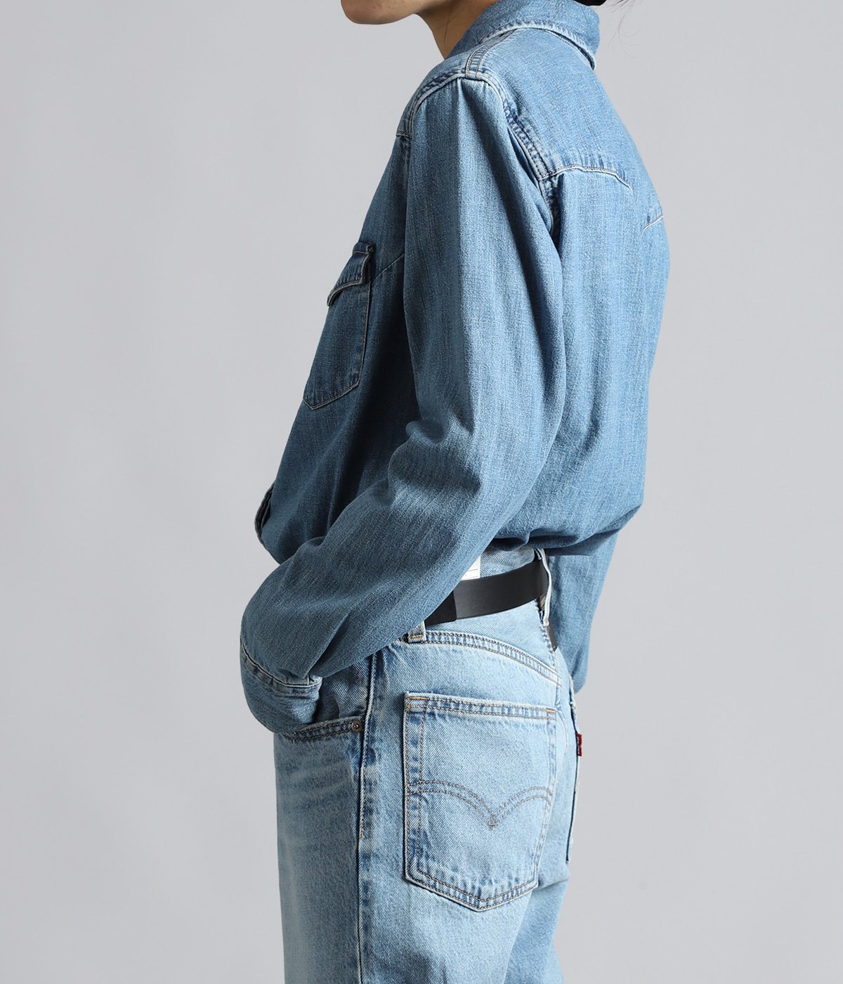 model（162cm） 着用サイズ：S