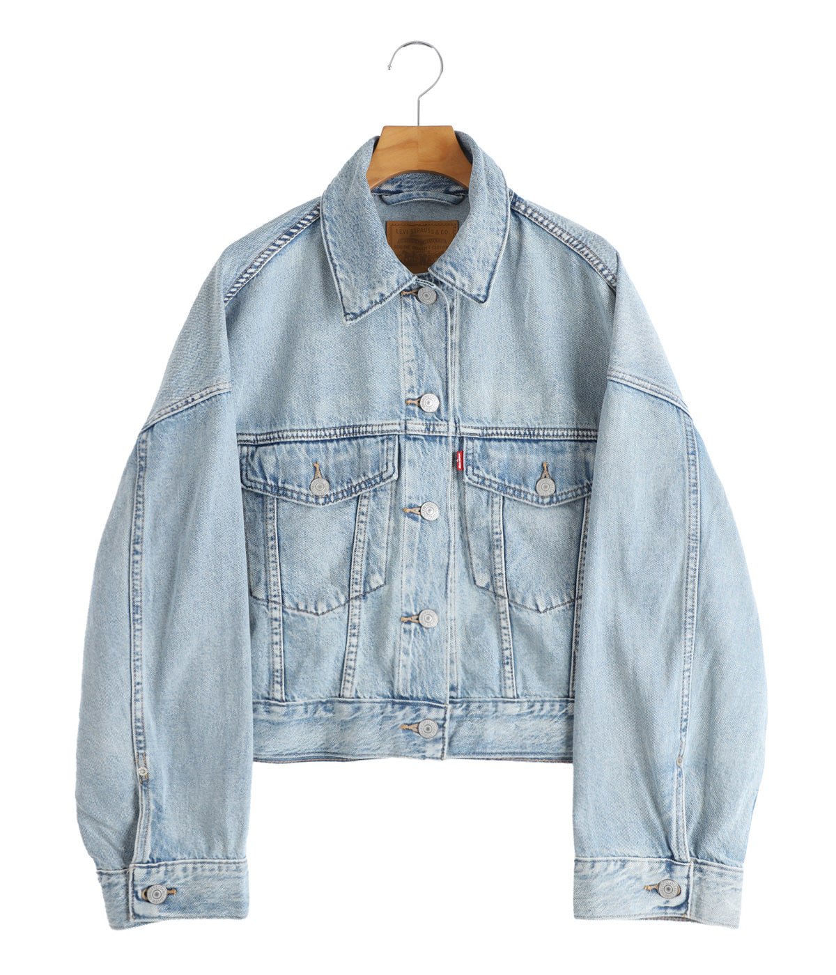 お嬢さま専用　Levi's デニムジャケット S オーバーサイズ レディース】LOOSE CROP TRUCKER | LEVI'S(リーバイス) / アウター