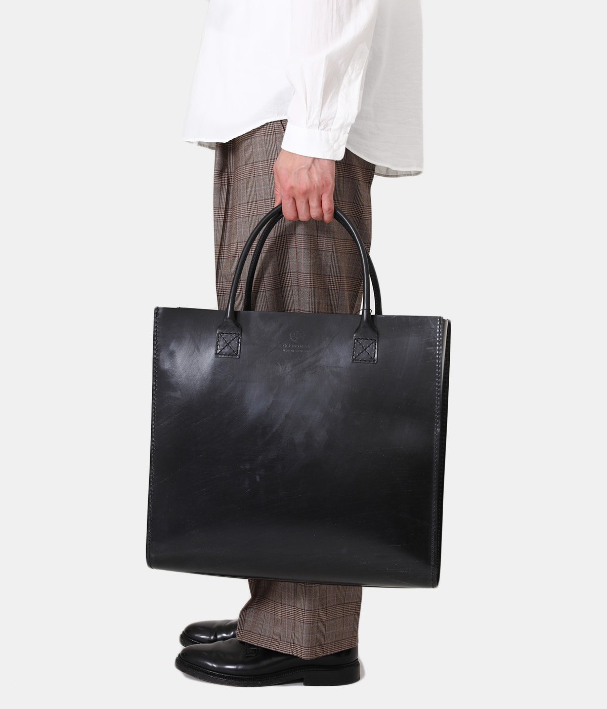 BRIDLE LEATHER BIG TOTE BAG | GLENROYAL(グレンロイヤル