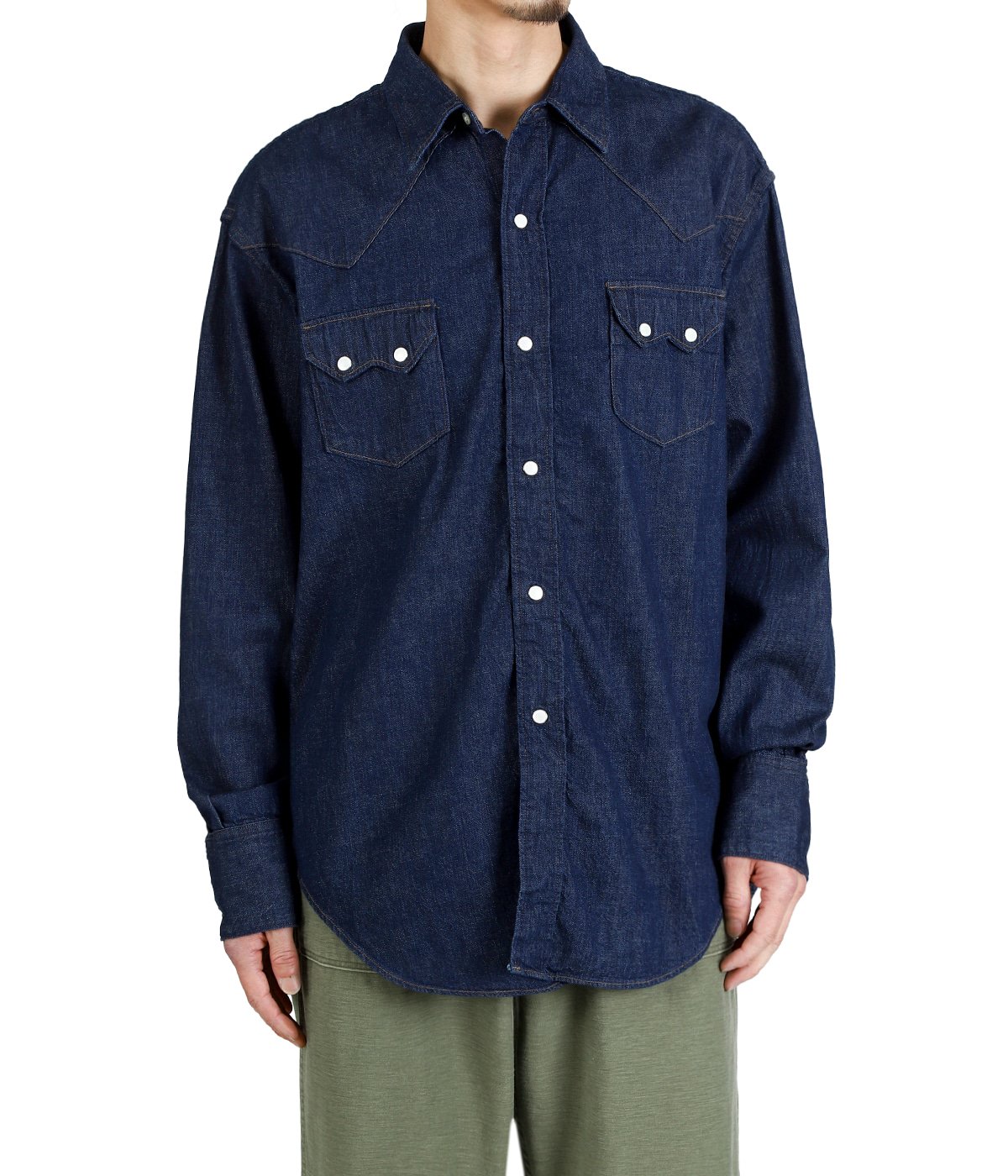orSlow オアスロー　デニムシャツ　サイズ3 DENIM WESTERN SHIRT | orSlow(オアスロウ) / トップス 長袖シャツ
