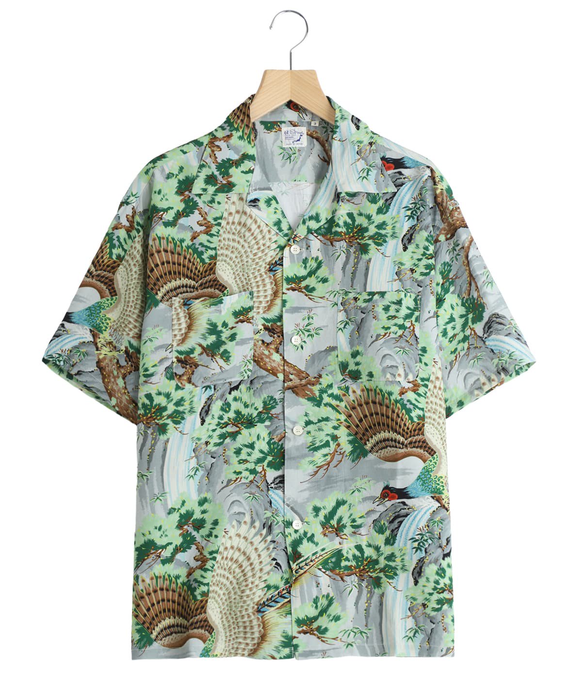 PEACOCK GARDEN HAWAIIAN SHIRT | orSlow(オアスロウ) / トップス 半袖