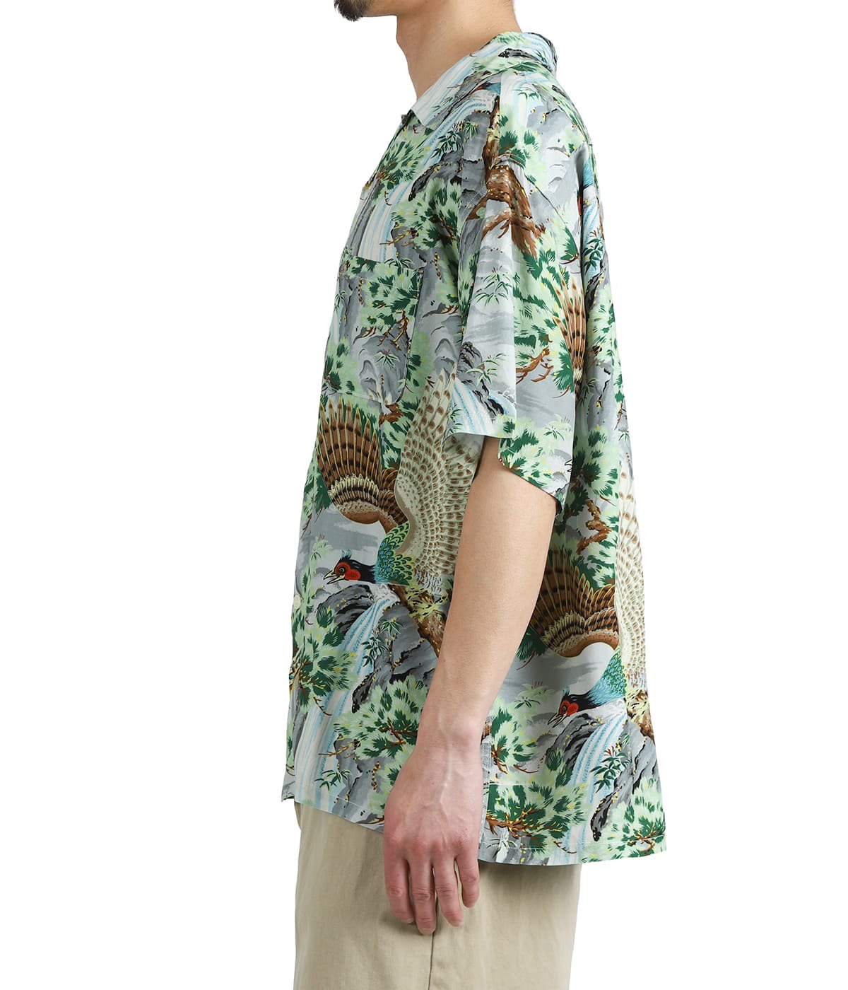 PEACOCK GARDEN HAWAIIAN SHIRT | orSlow(オアスロウ) / トップス 半袖