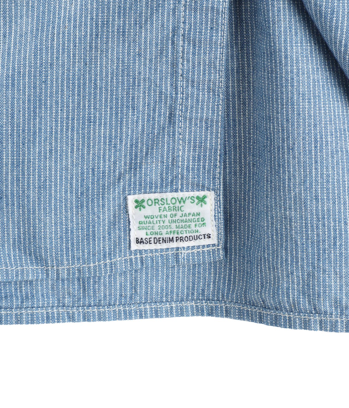MACCHA 専用orSlow RELAX FIT STRIPE CHAMBRAY WORK SHIRT | orSlow(オアスロウ