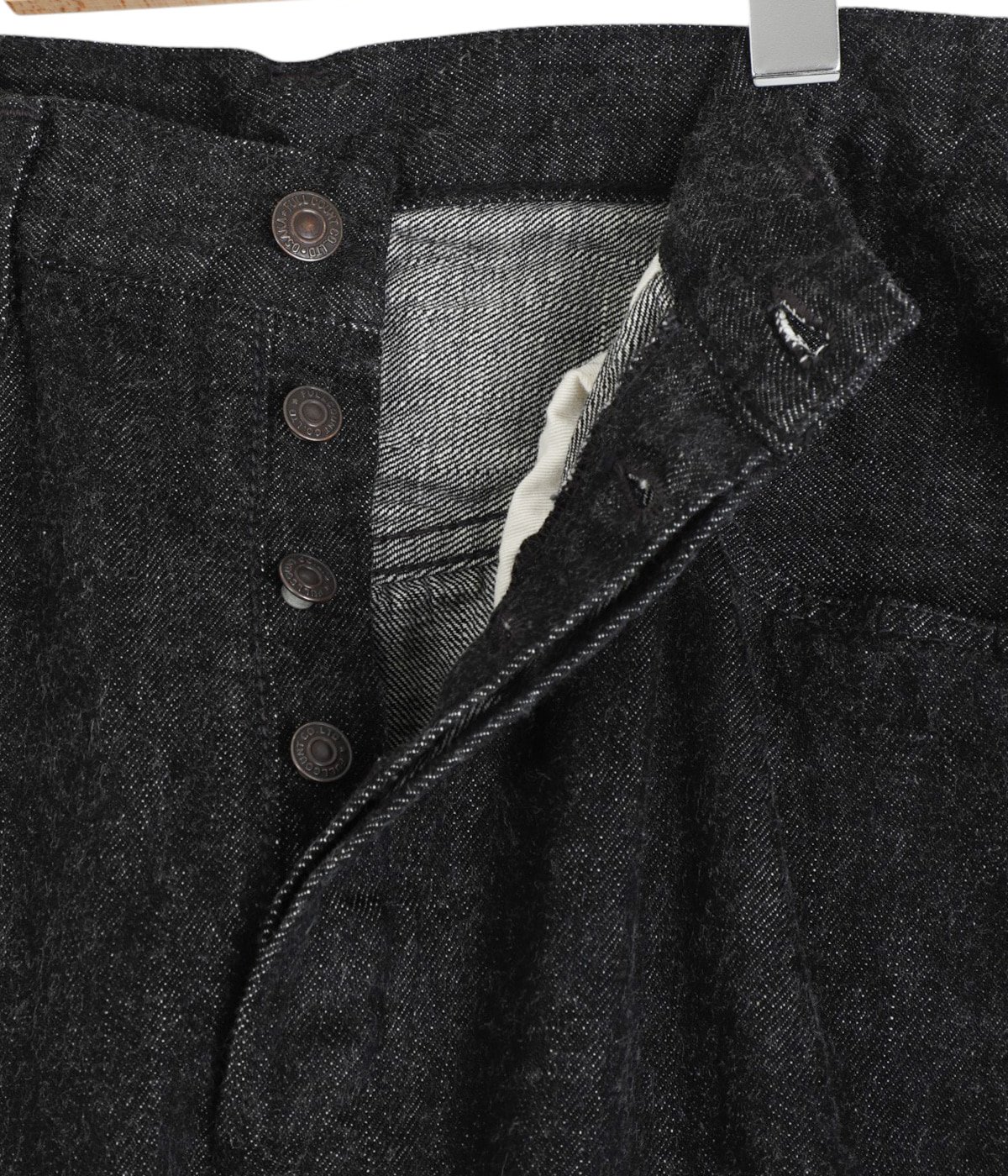 Wide Black Selvedge Denim(Super Smooth) | FULL COUNT(フルカウント