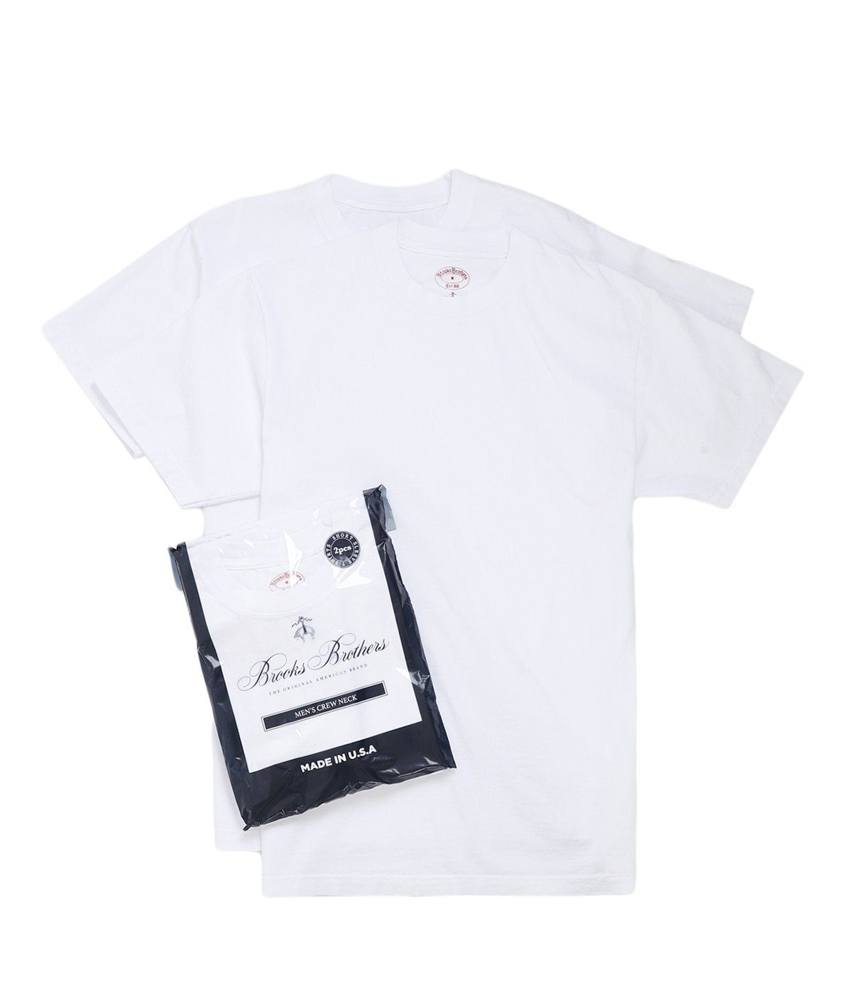 Cotton 2-Pack Crew Neck T-Shirt | Brooks Brothers(ブルックス