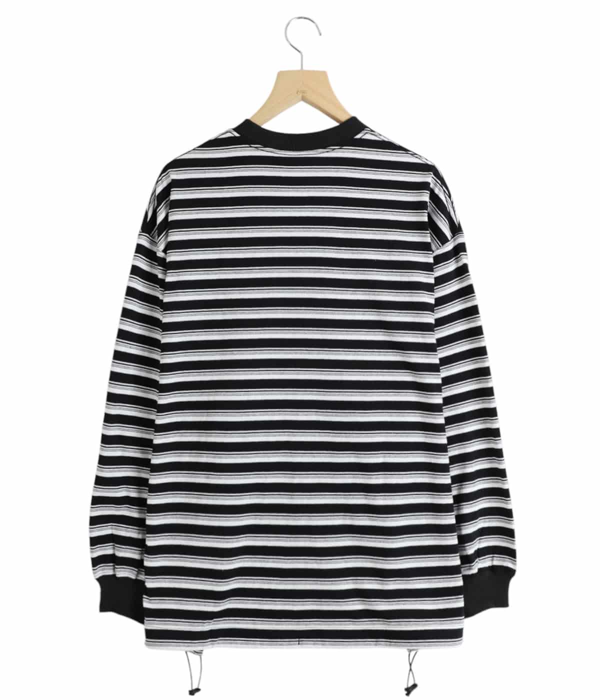 BALLOON STRIPES LONG SLEEVE T SHIRT | is-ness(イズネス