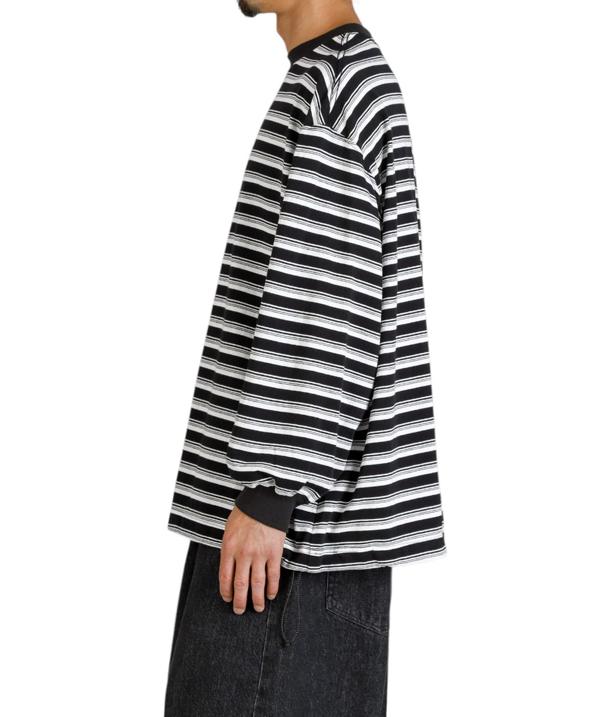 b*b様 イズネス　BALLOON STRIPES LONG SLEEVE T BALLOON STRIPES LONG SLEEVE T SHIRT | is-ness online shop