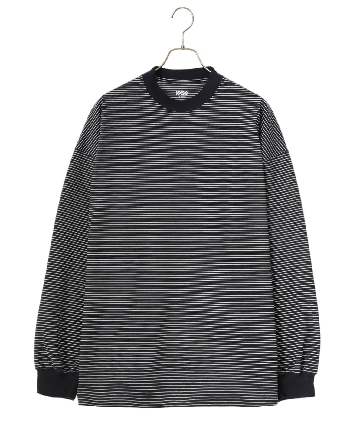 BALLOON BORDER LONG SLEEVE T-SHIRT | is-ness(イズネス) / トップス