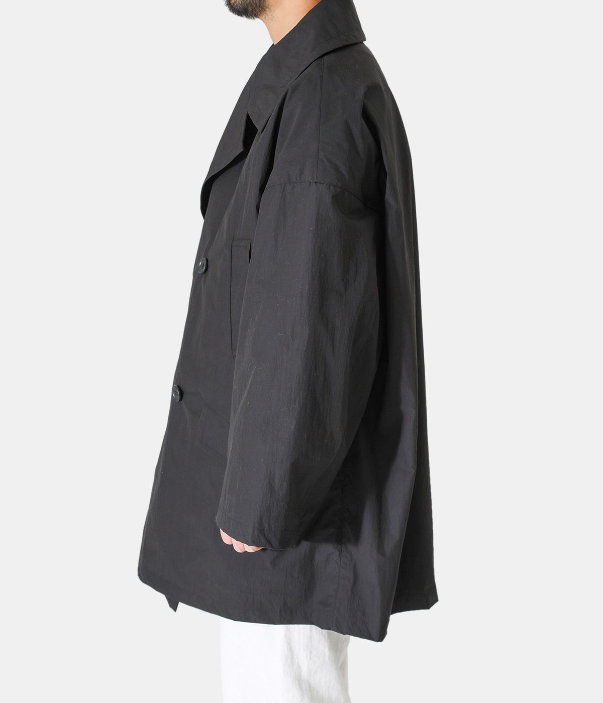 安心 保証 is-ness NON-BINARY PACKABLE COAT イズネス 46 | www