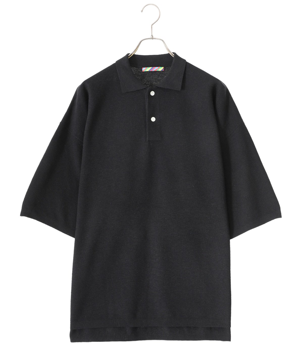 KNITTED BIG POLO | is-ness(イズネス) / トップス ポロシャツ (メンズ ...
