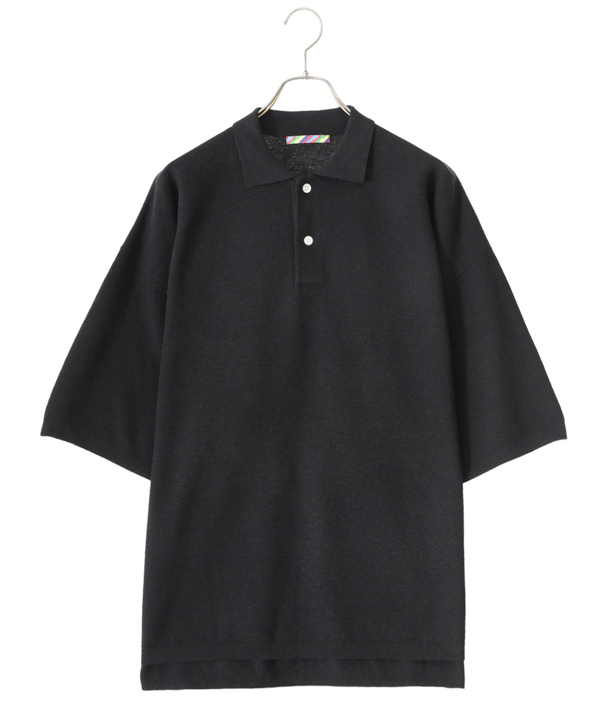 Is-ness KNITTED BIG POLO | www.innoveering.net