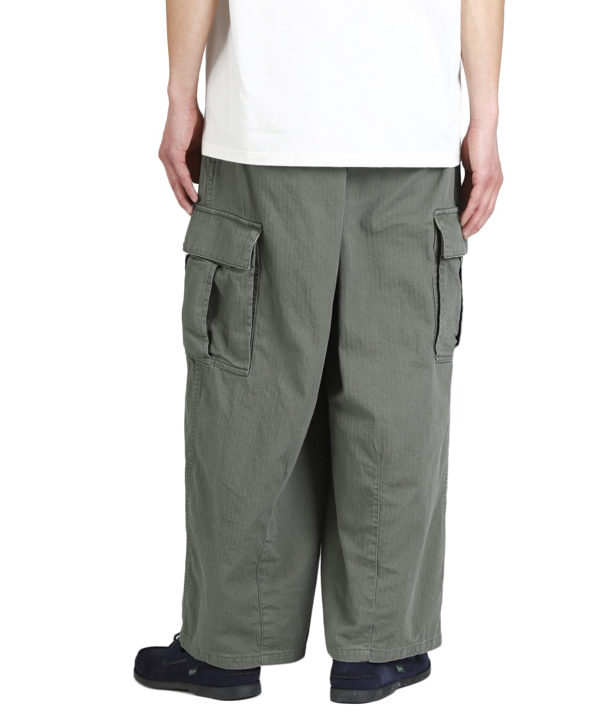 Herringbone 6-Pocket Pants | is-ness(イズネス) / パンツ カーゴ