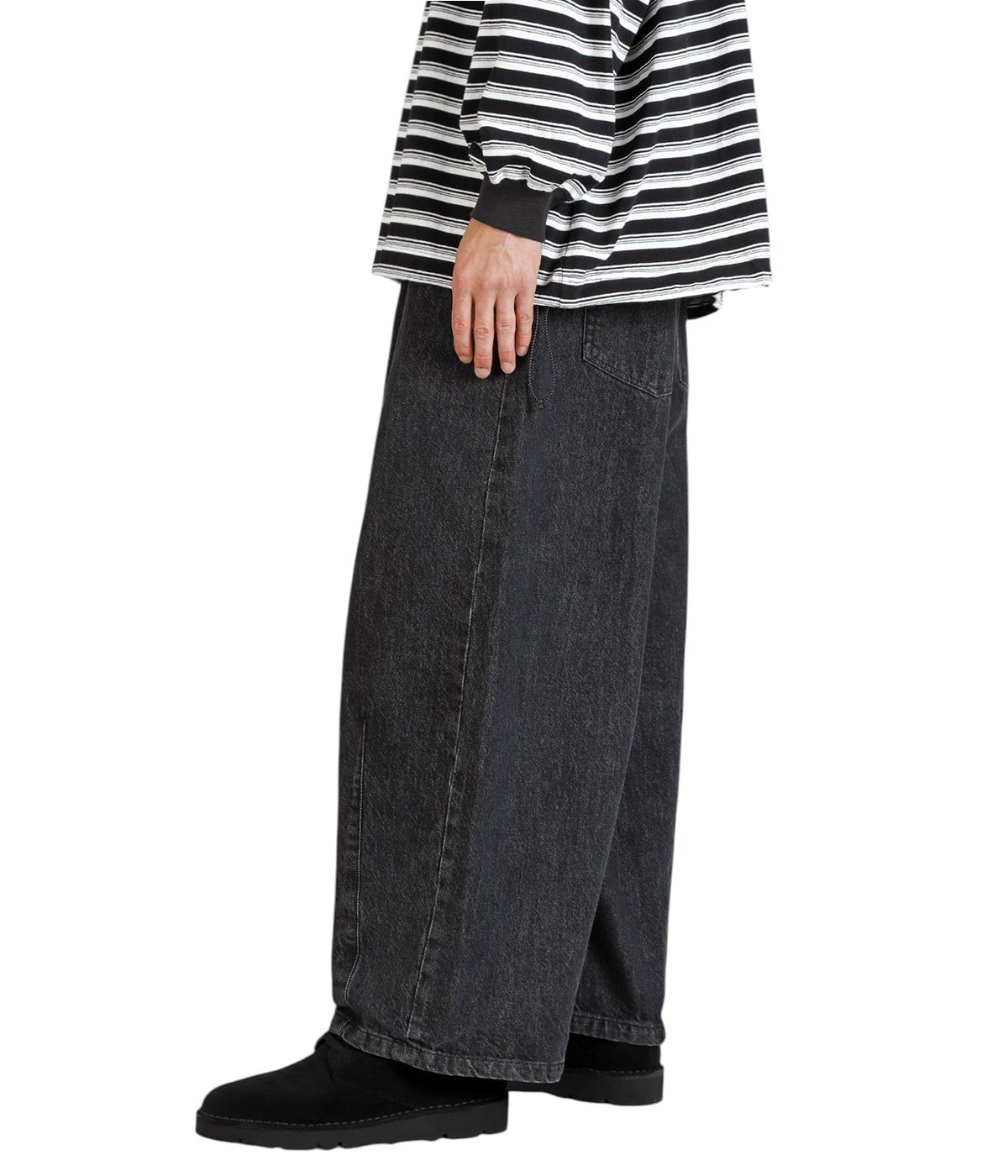 5PK BALLOON PANTS(Enzyme Wash) | is-ness(イズネス) / パンツ デニム
