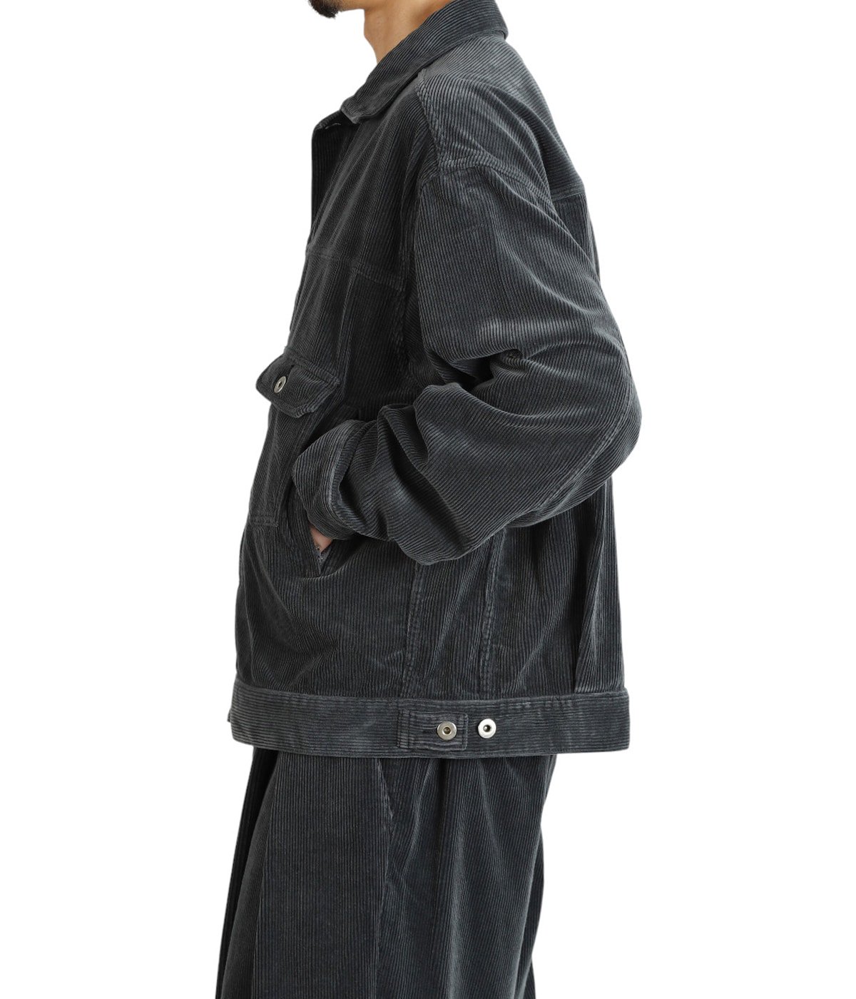 is-ness イズネス CORDUROY TRUCKER JACKET is-ness - イズネス 25AW CORDUROY TRUCKER JACKET