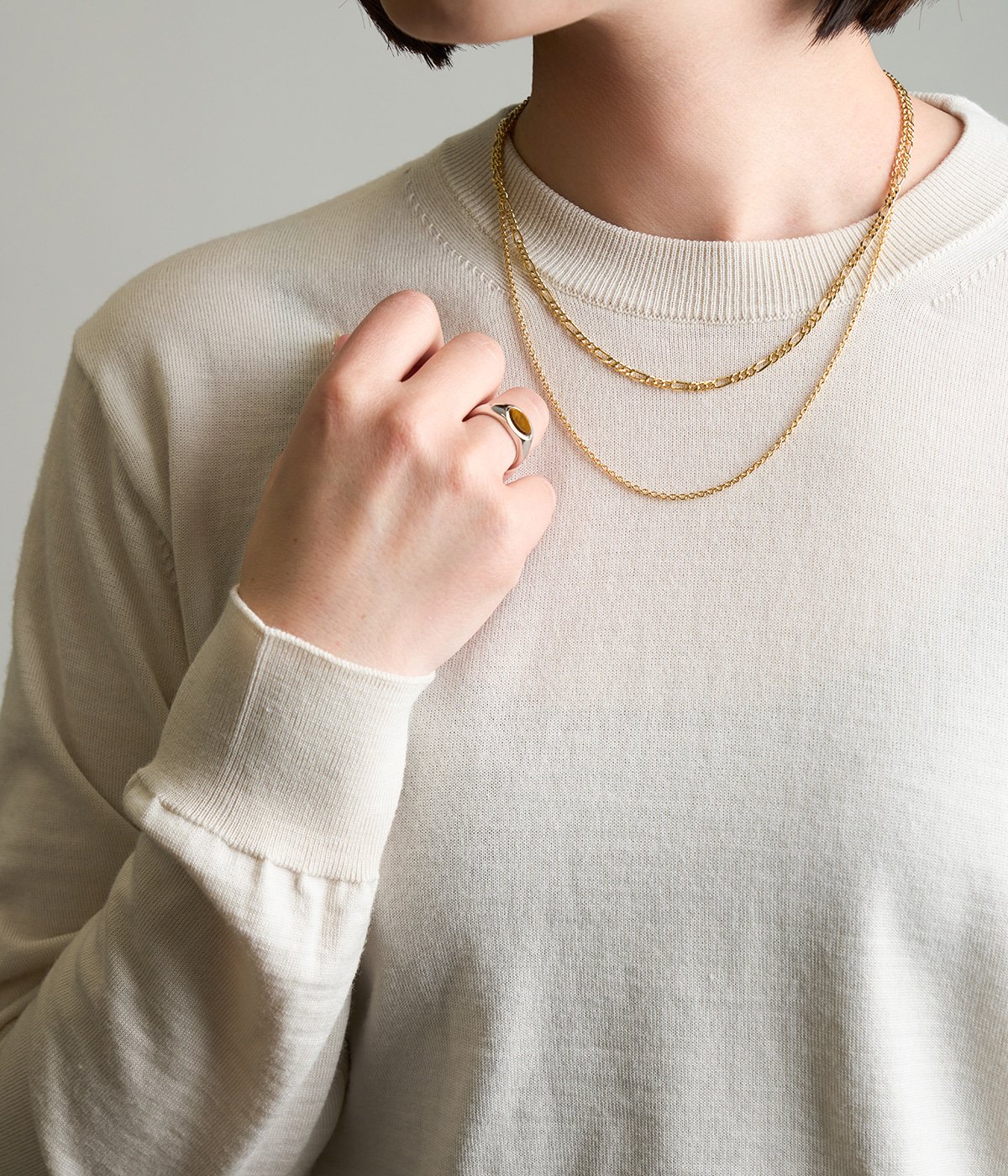 Rolo Chain Gold -18inch- | TOMWOOD(トムウッド) / アクセサリー