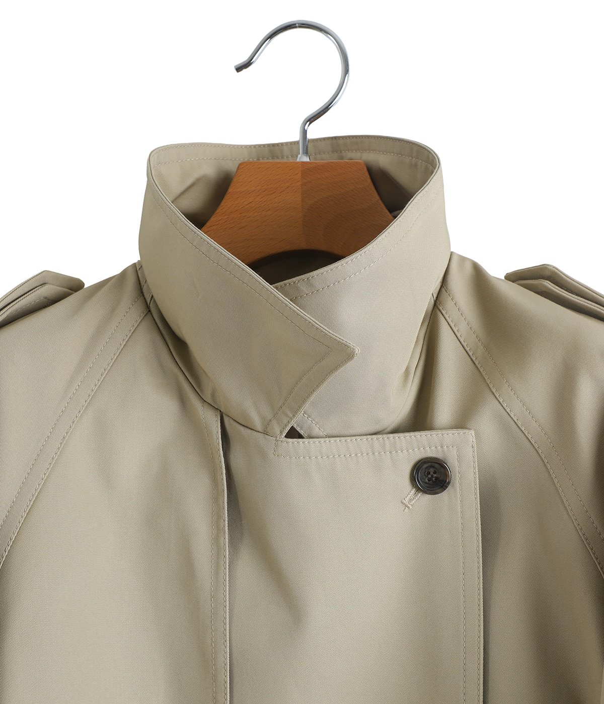 レディース】OVER SHORT TRENCH COAT | CLANE(クラネ) / アウター