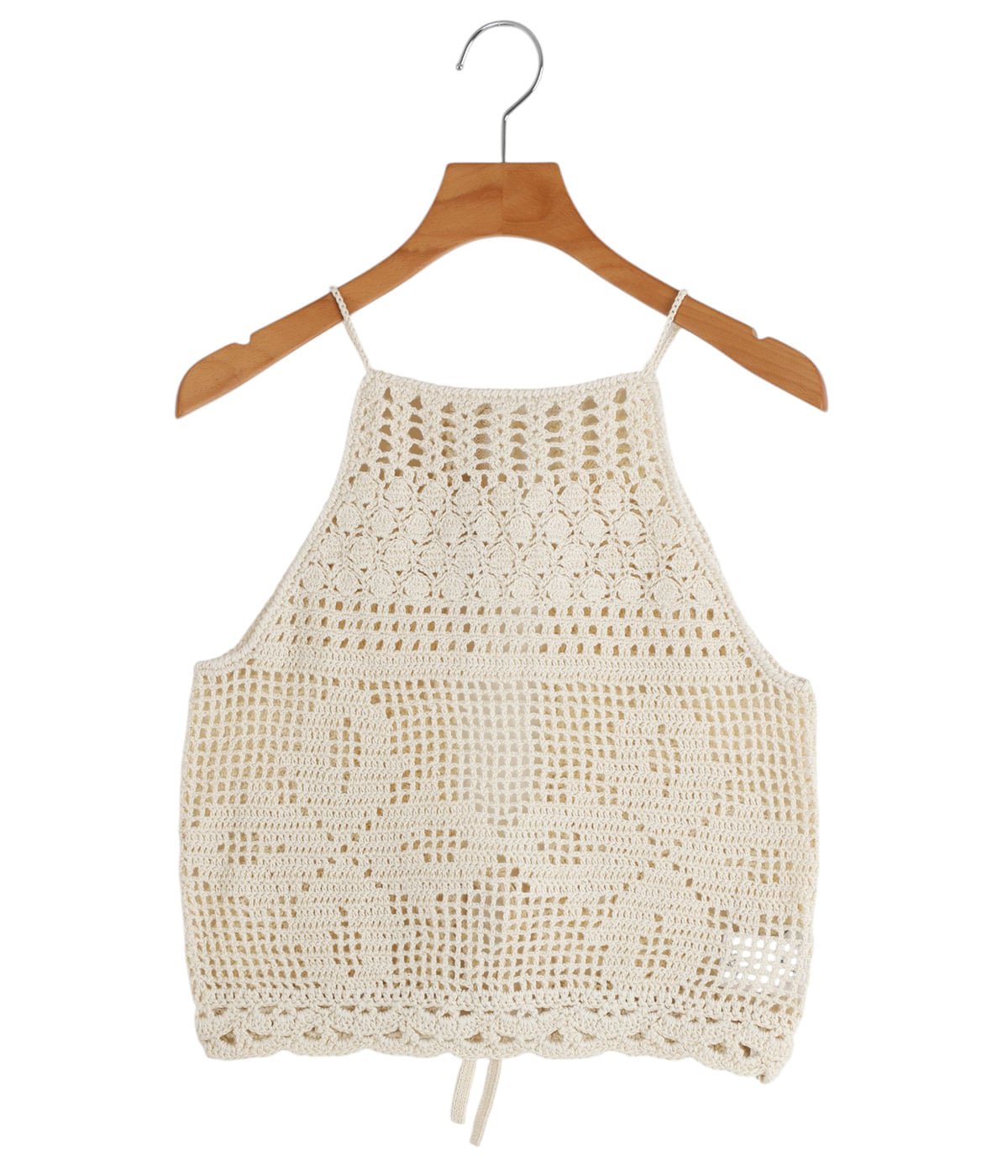 レディース】CROCHET CAMI KNIT TOPS | CLANE(クラネ) / トップス
