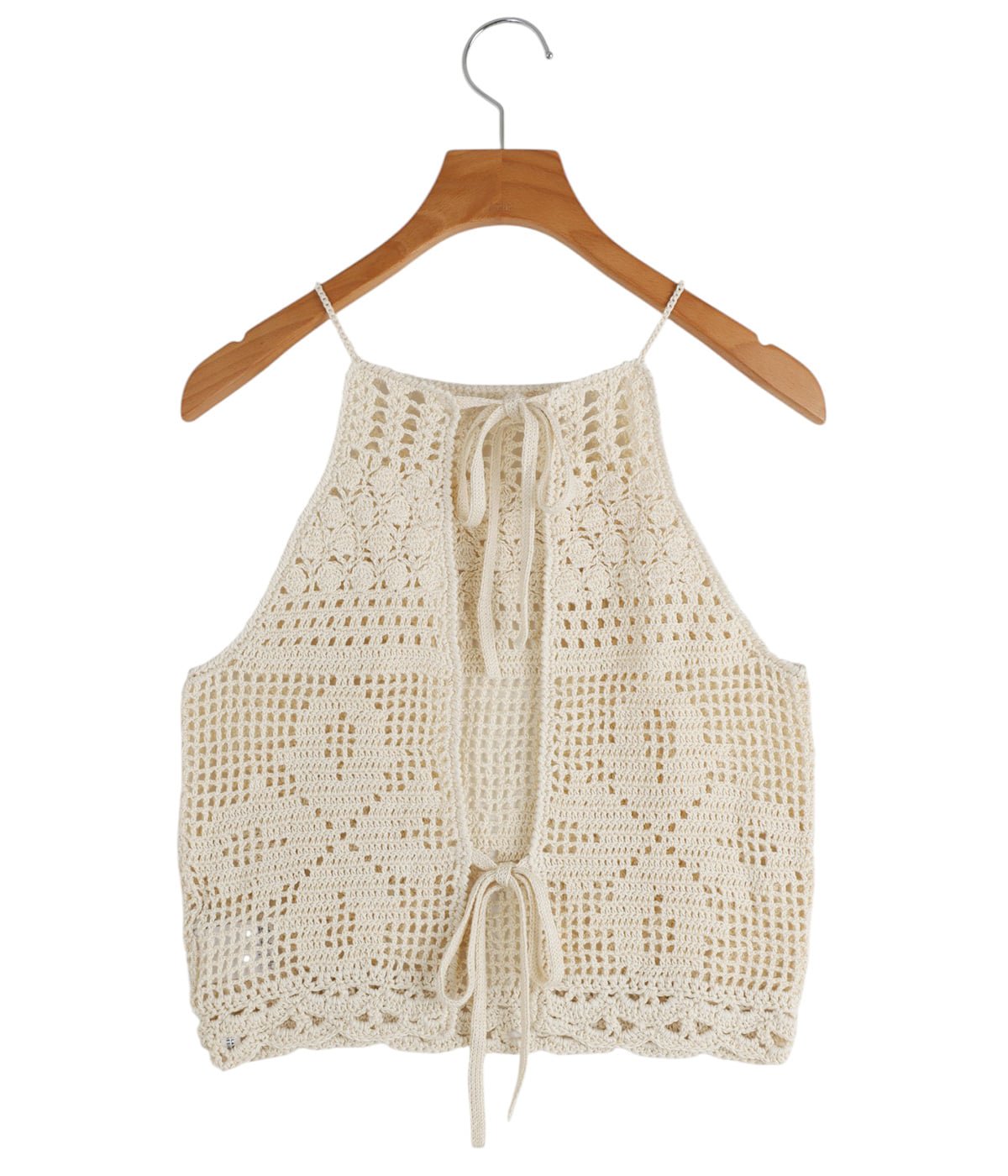 レディース】CROCHET CAMI KNIT TOPS | CLANE(クラネ) / トップス
