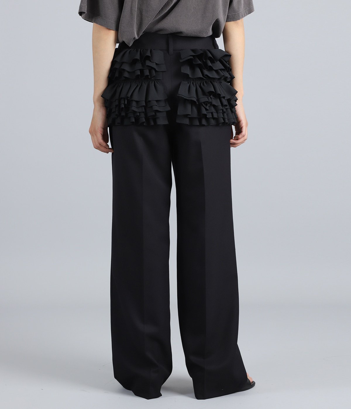 レディース】FRILLED SLACKS | CLANE(クラネ) / パンツ スラックス