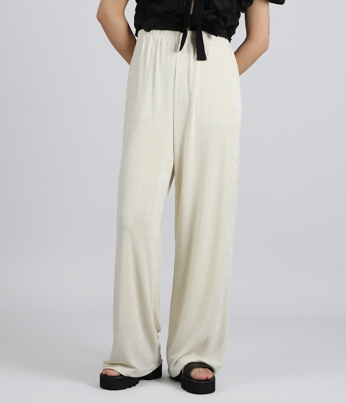 レディース】BRIGHT JERSEY PANTS | CLANE(クラネ) / パンツ ボトムス