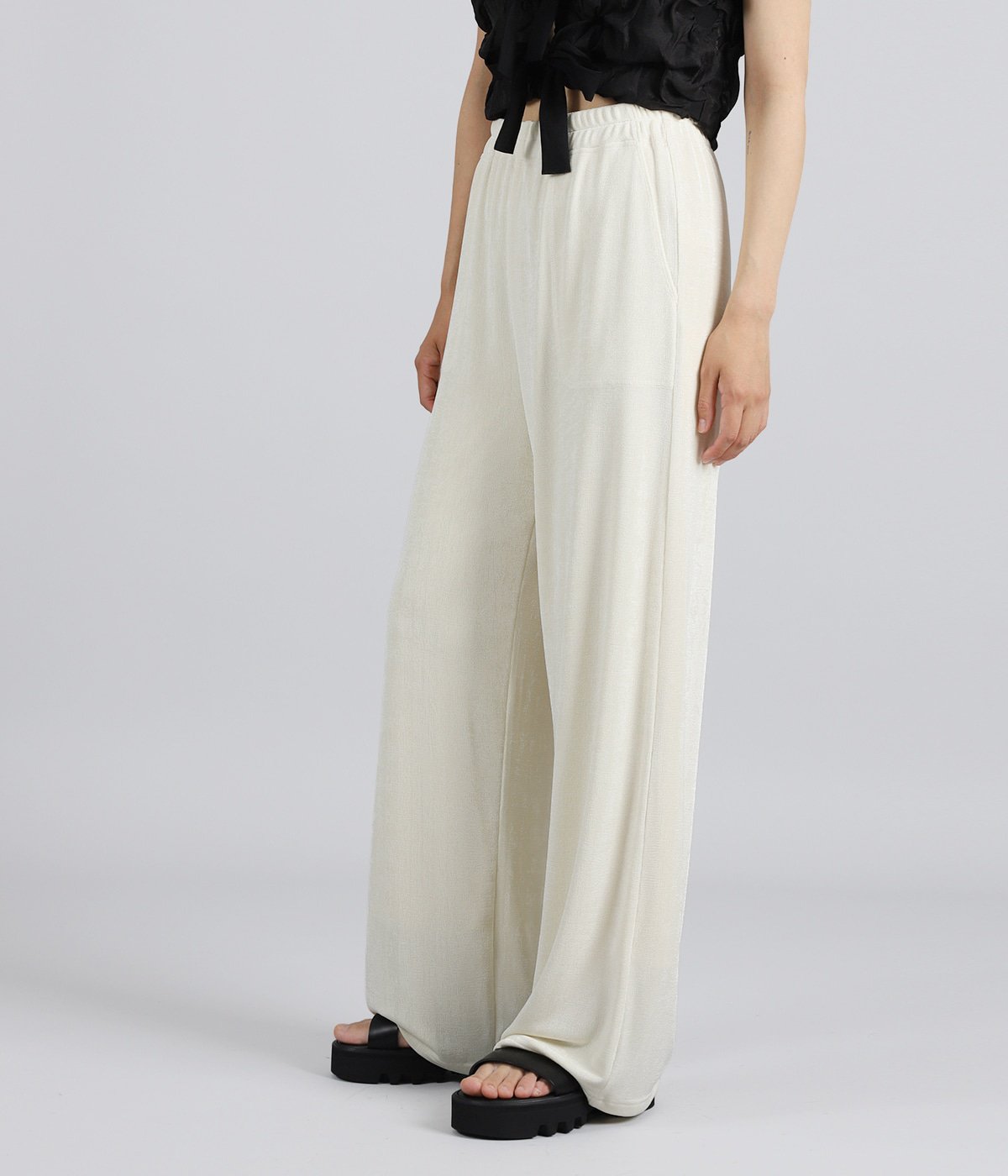 レディース】BRIGHT JERSEY PANTS | CLANE(クラネ) / パンツ ボトムス