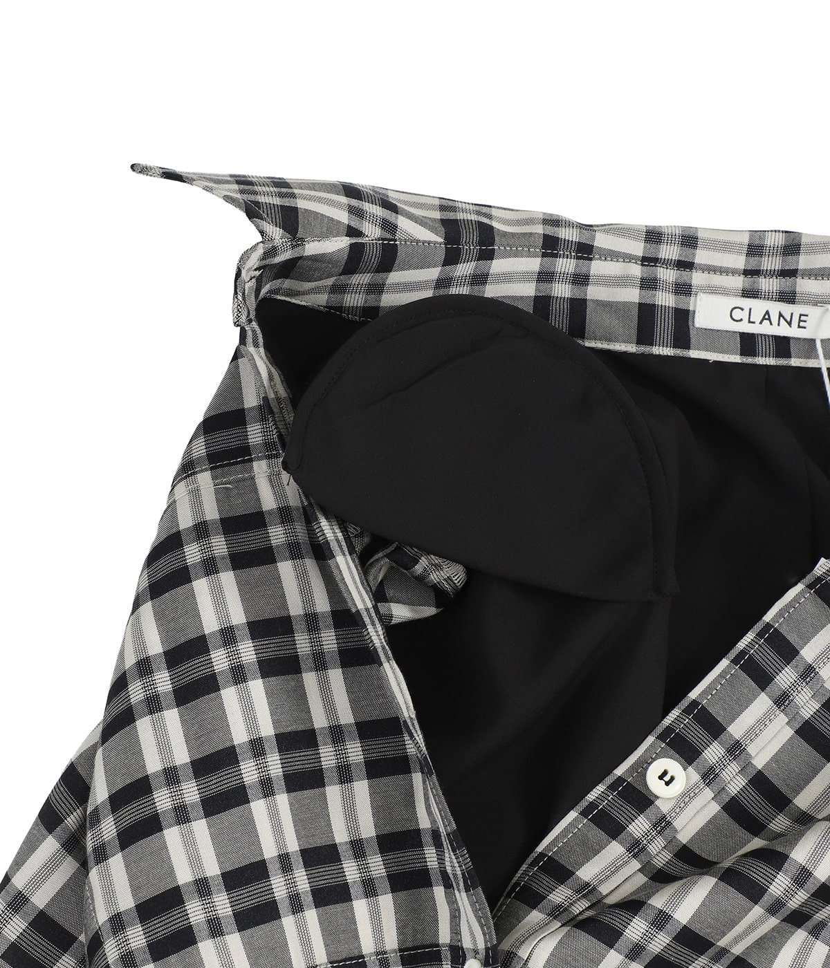 レディース】UP POCKET CHECK SHIRT ONEPIECE | CLANE(クラネ