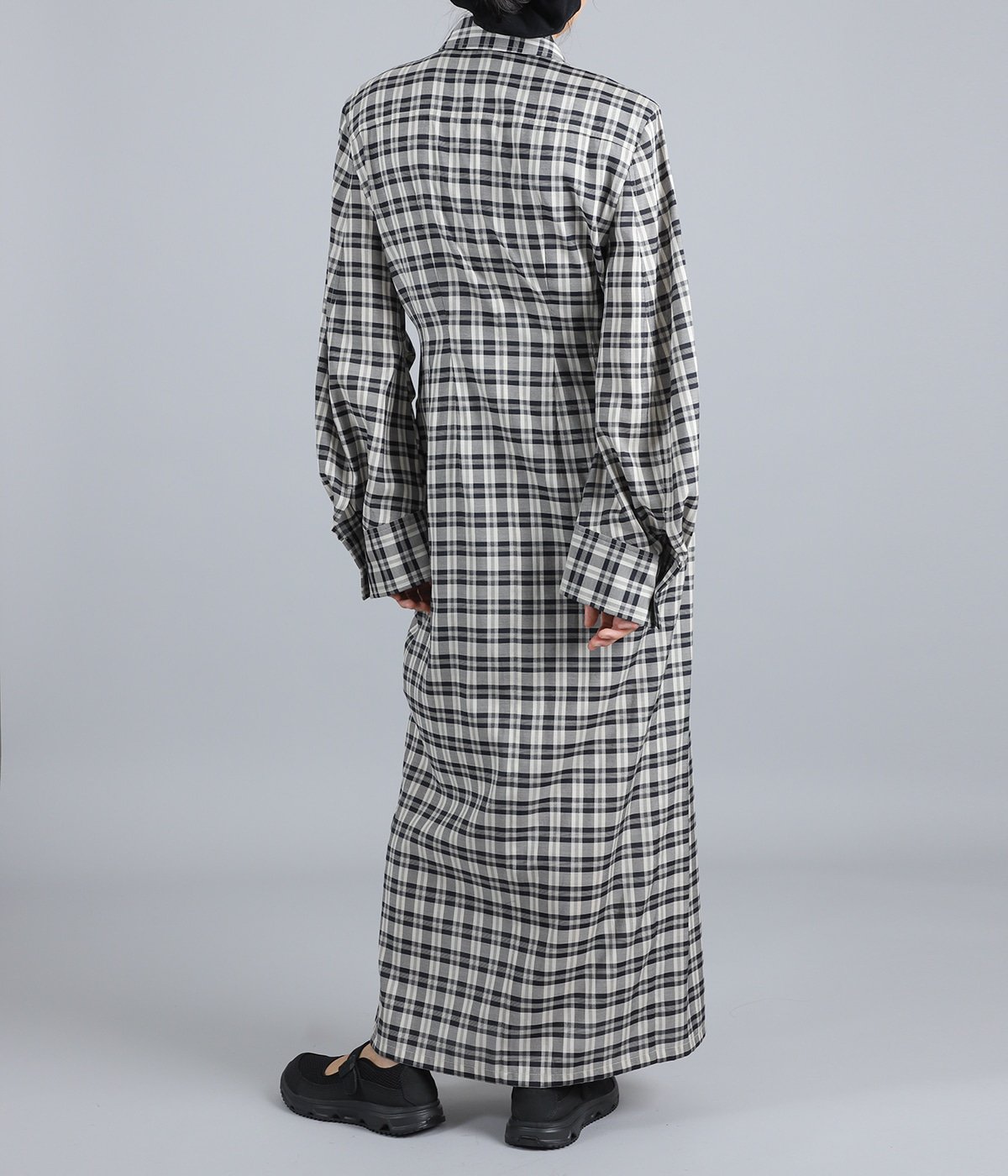 レディース】UP POCKET CHECK SHIRT ONEPIECE | CLANE(クラネ