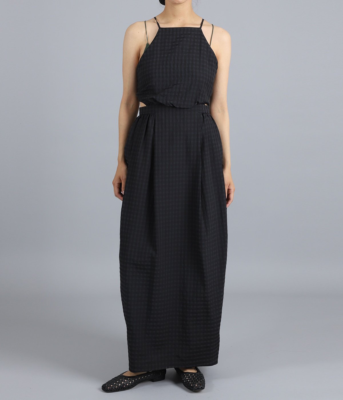 レディース】SIDE HOLE COCOON CAMI ONEPIECE | CLANE(クラネ