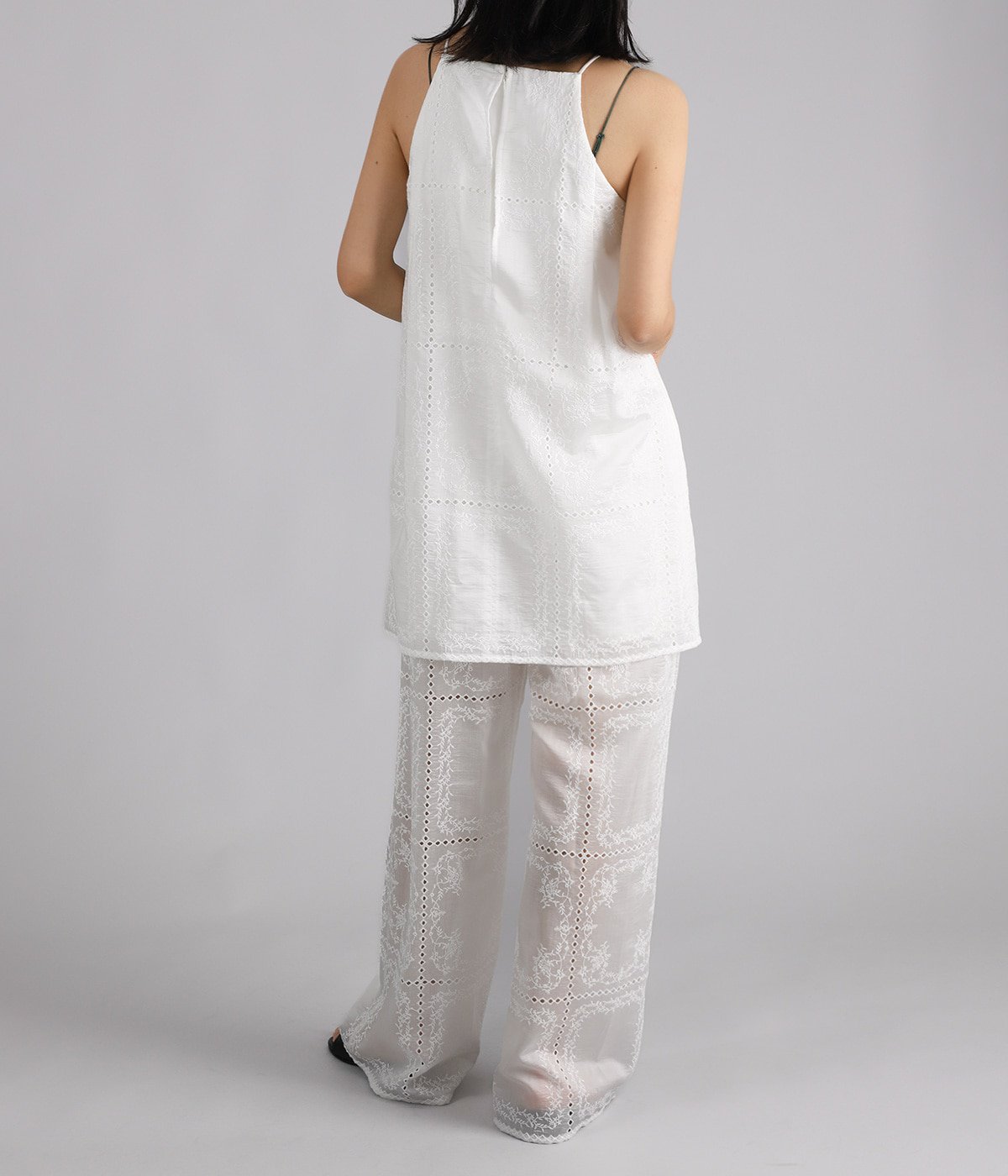 レディース】EMBROIDERY LACE CAMI ALL IN ONE | CLANE(クラネ