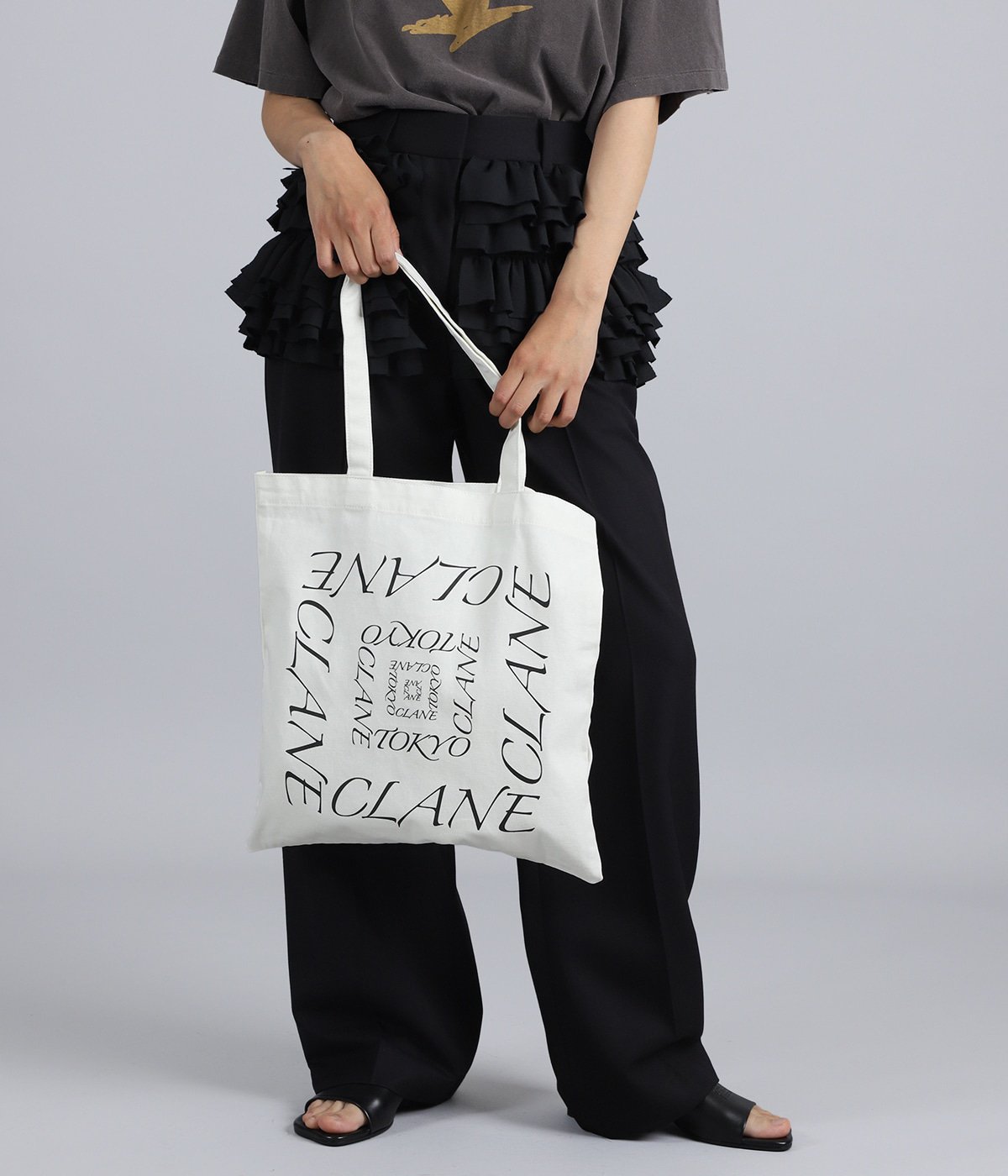 レディース】GRAPHIC TOTE BAG | CLANE(クラネ) / バッグ トートバッグ