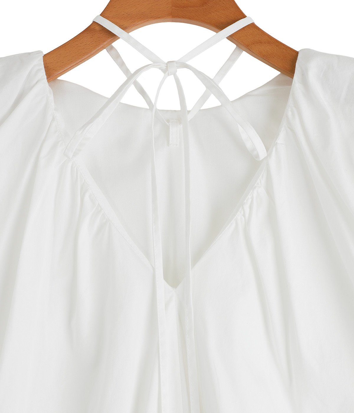 レディース】BALLOON GATHER RIBBON TOPS | CLANE(クラネ) / トップス