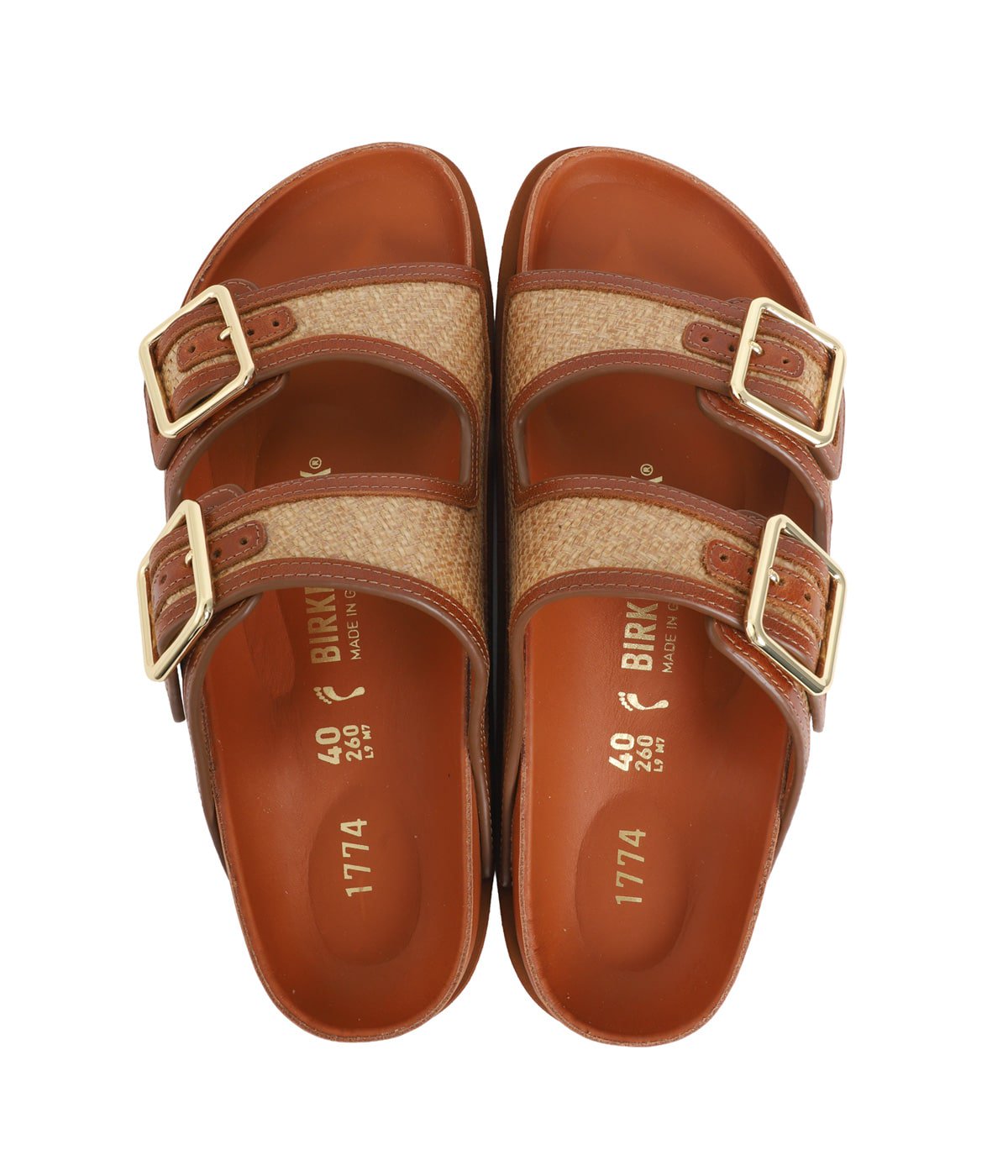 Arizona Framed Raffia 1774 Narrow | BIRKENSTOCK 1774