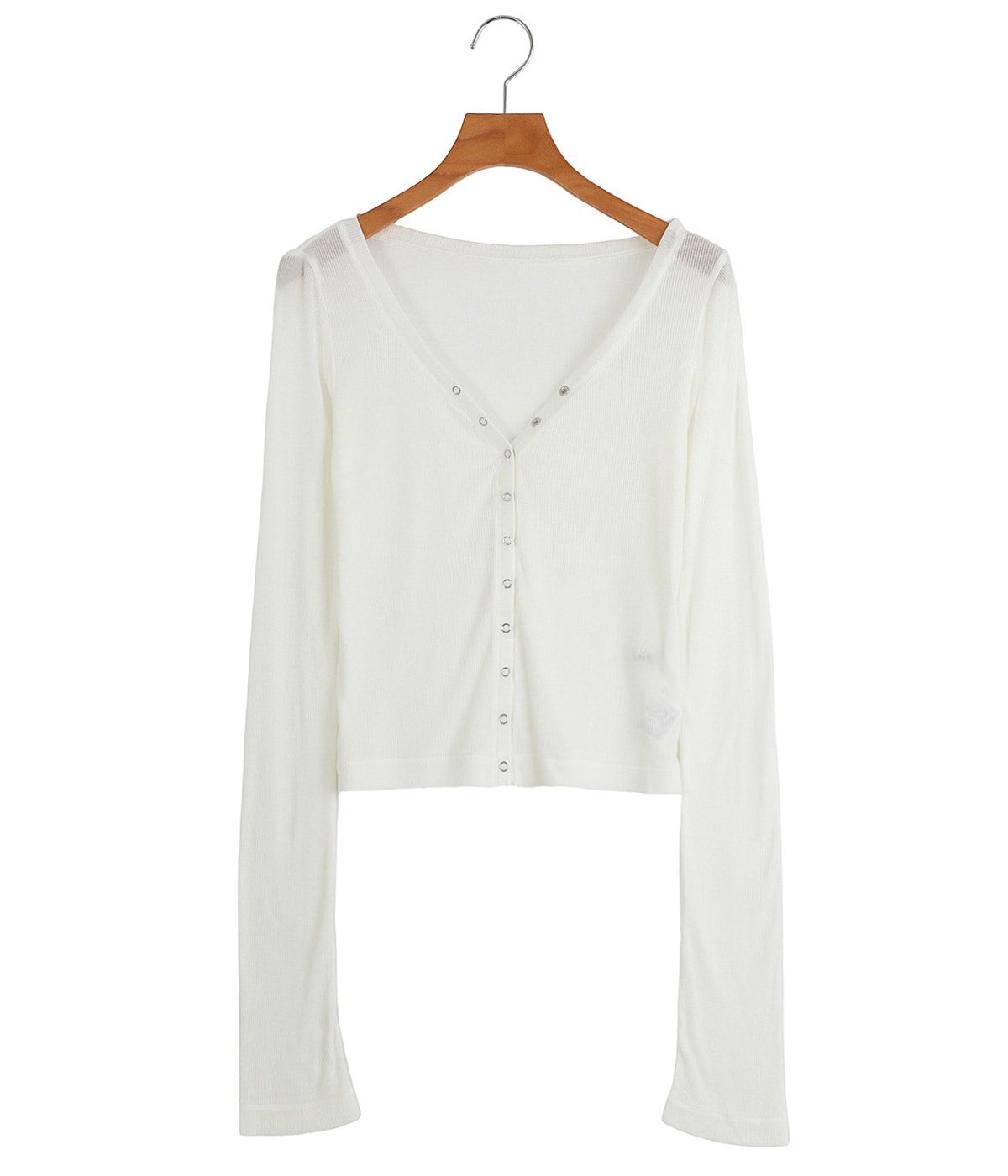 レディース】CURVED NECK LAYERED SET TOPS | CLANE(クラネ
