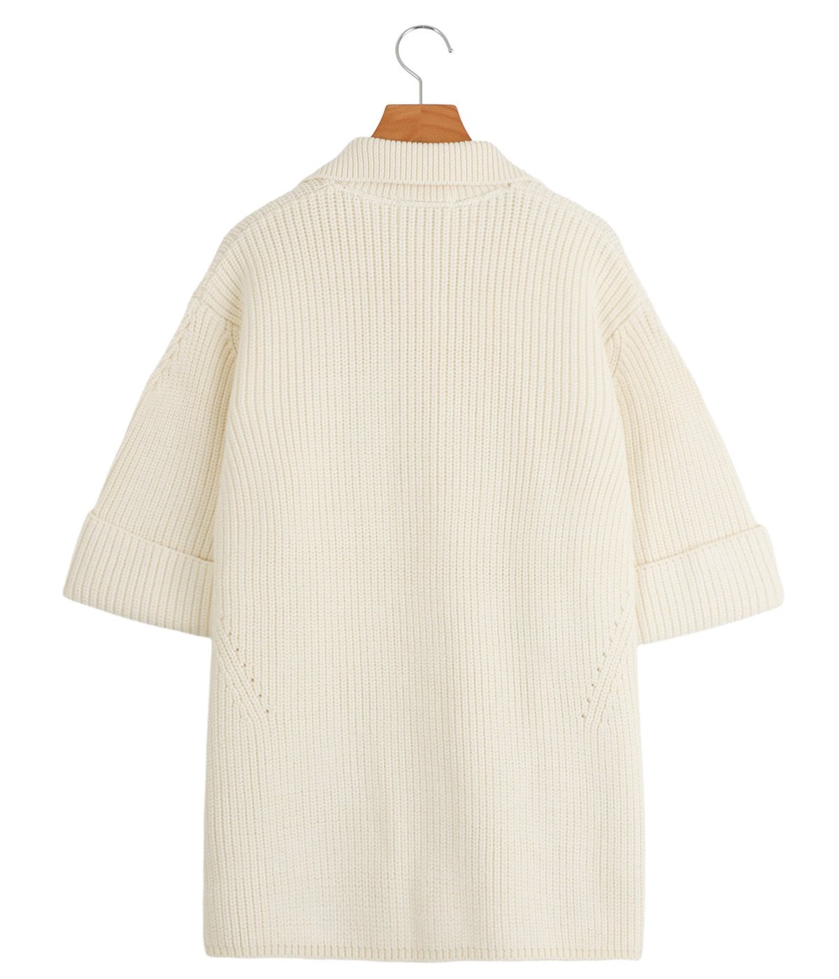レディース】OVER HALF SLEEVE POLO KNIT TOPS | CLANE(クラネ 
