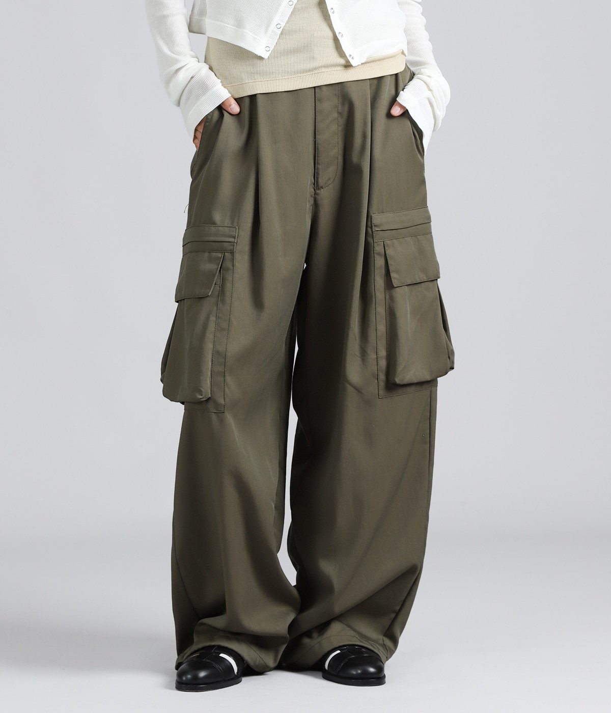 model（162cm） 着用サイズ：1