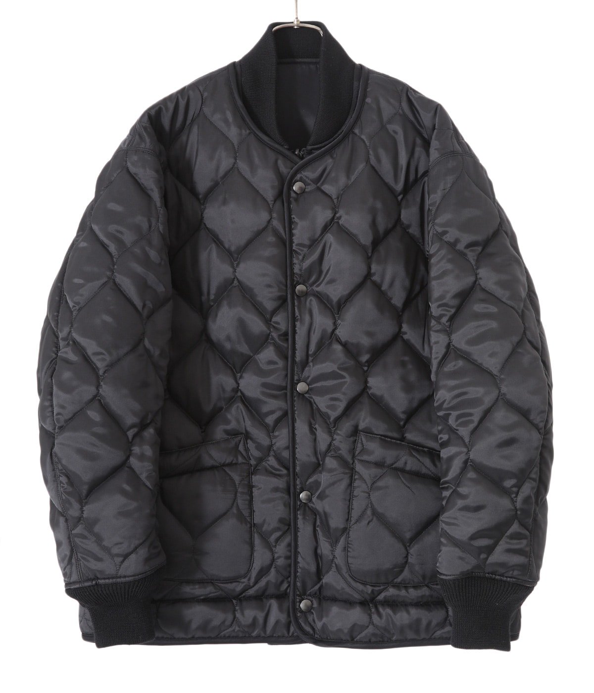 Nylon Cotton Twill Layered Bomber Jacket | Scye(サイ ベーシックス