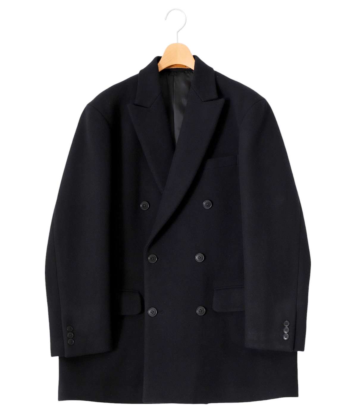 Super140 'S Wool Melton D.B Half Coat | Scye(サイ ベーシックス) / アウター コート (メンズ)の通販  - ARKnets 公式通販