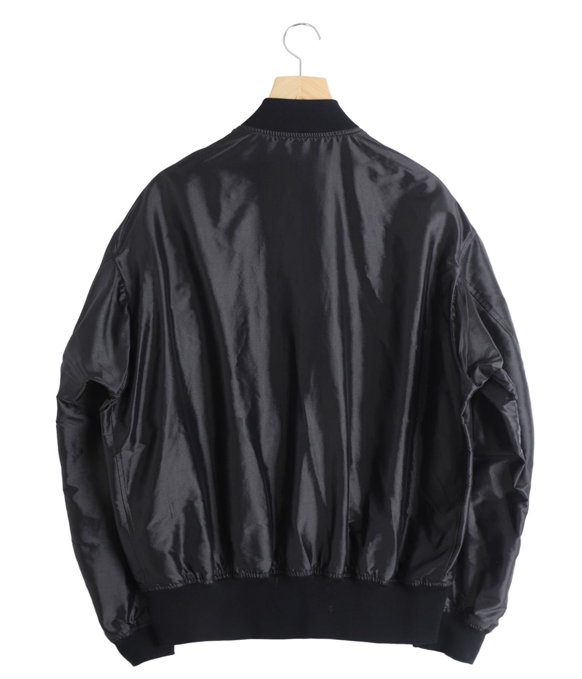 Silk Nylon Parachute Cloth Bomber Jacket | Scye(サイ ベーシックス