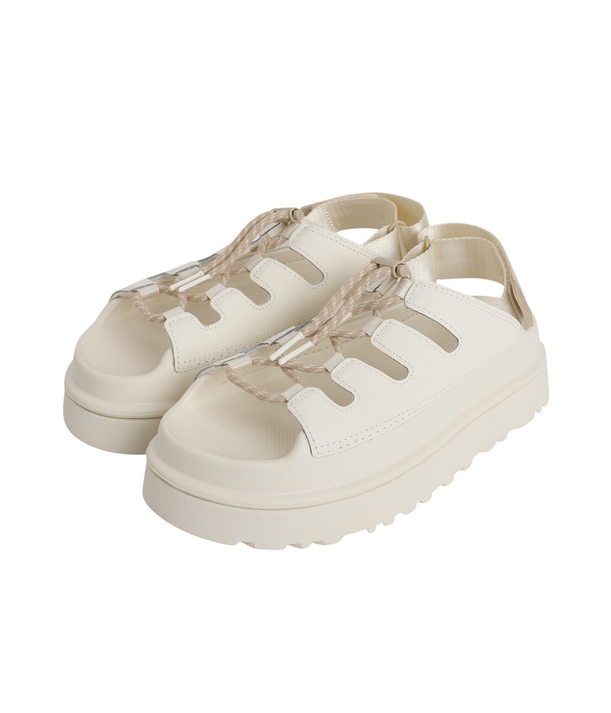 UGG サンダル W GOLDENGLOW TOGGLE レディース ホワイト レディース】W GOLDENGLOW TOGGLE | UGG(アグ) / シューズ サンダル