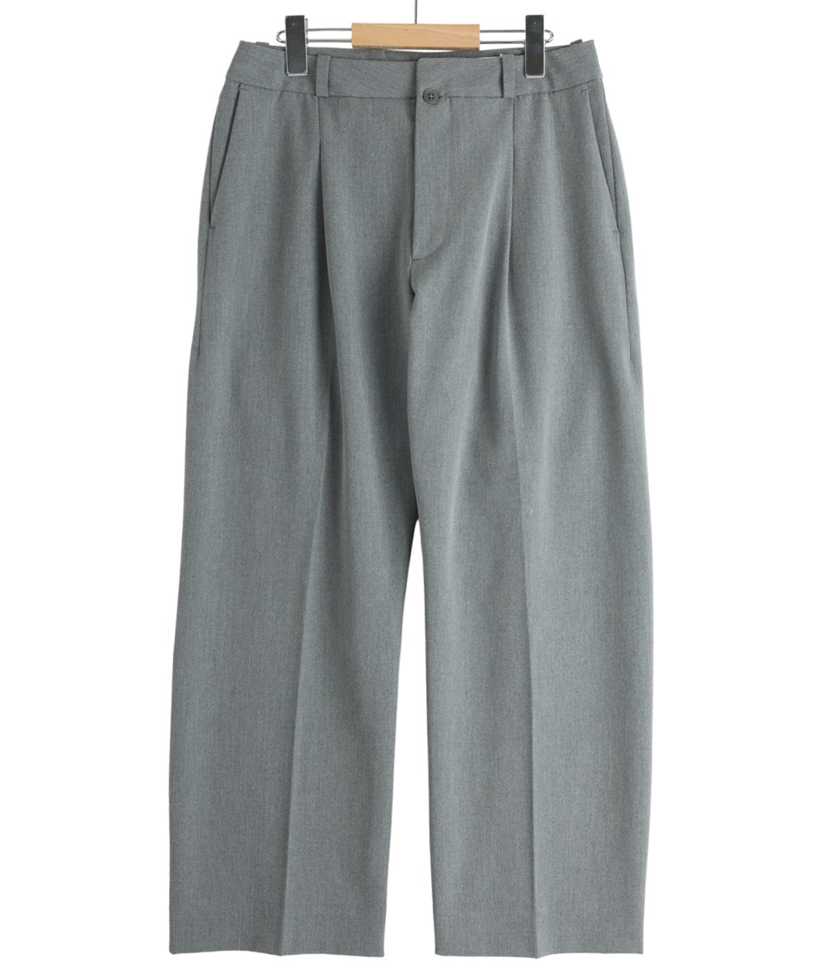 YAECA ヤエカ　スラックス2-WAY Gray S レディース】W 2wayパンツ タックワイド | YAECA(ヤエカ) / パンツ